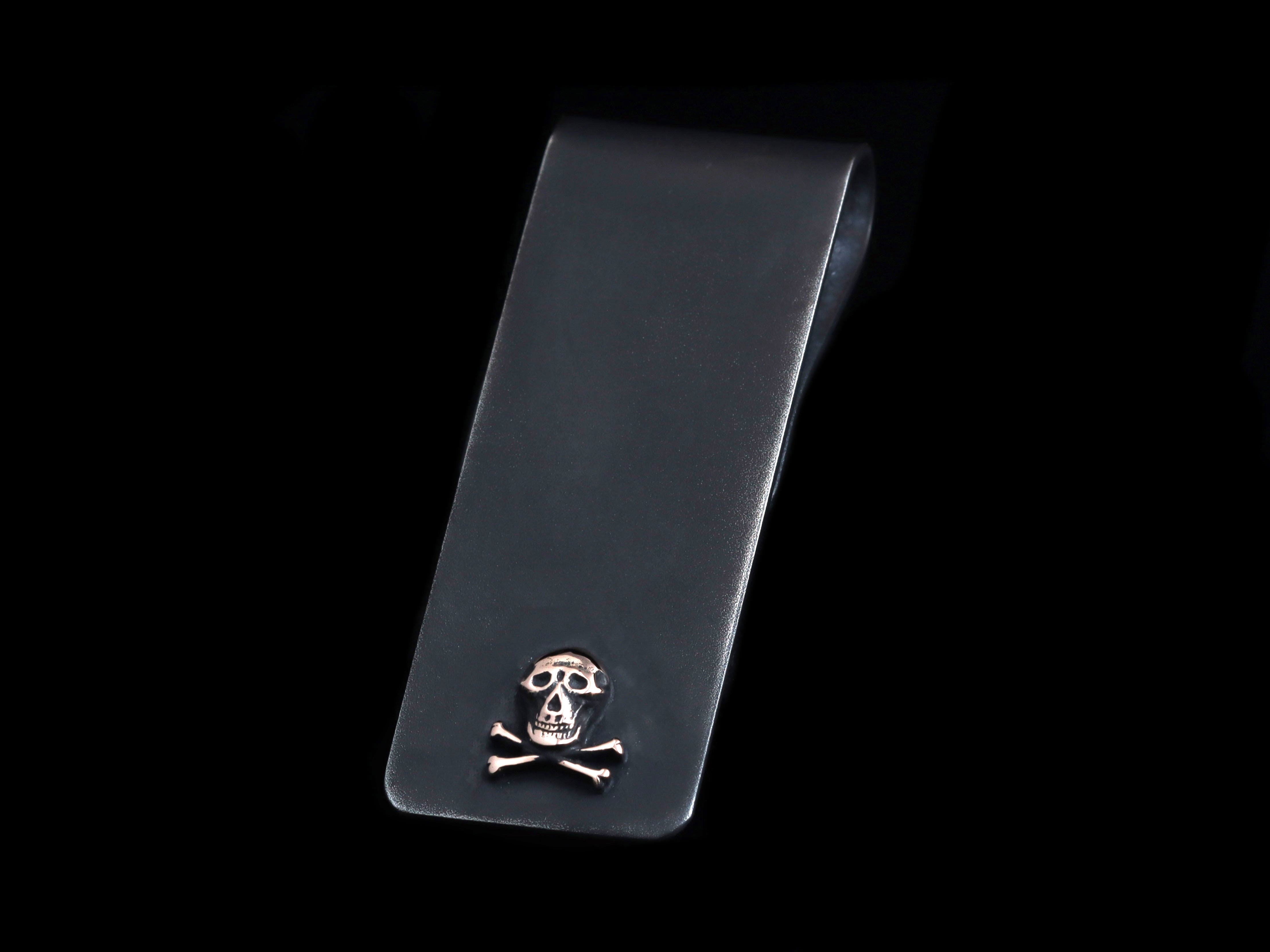 Skull Money Clip - Brass main image 0