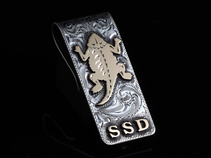 Toad Money Clip With Initials