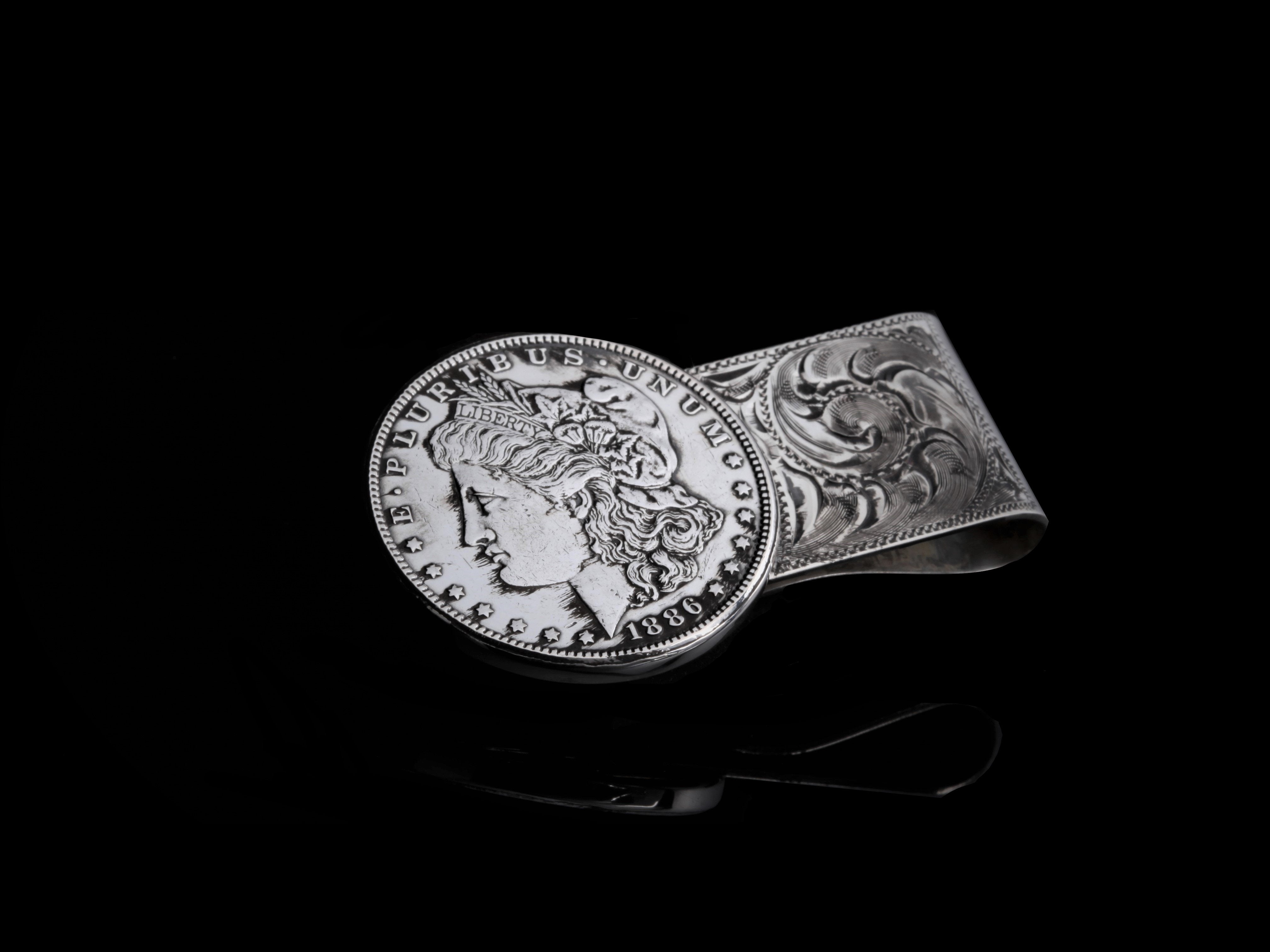 Big Wad Finger Carved & Monogram Money Clip – Comstock Heritage, Inc.