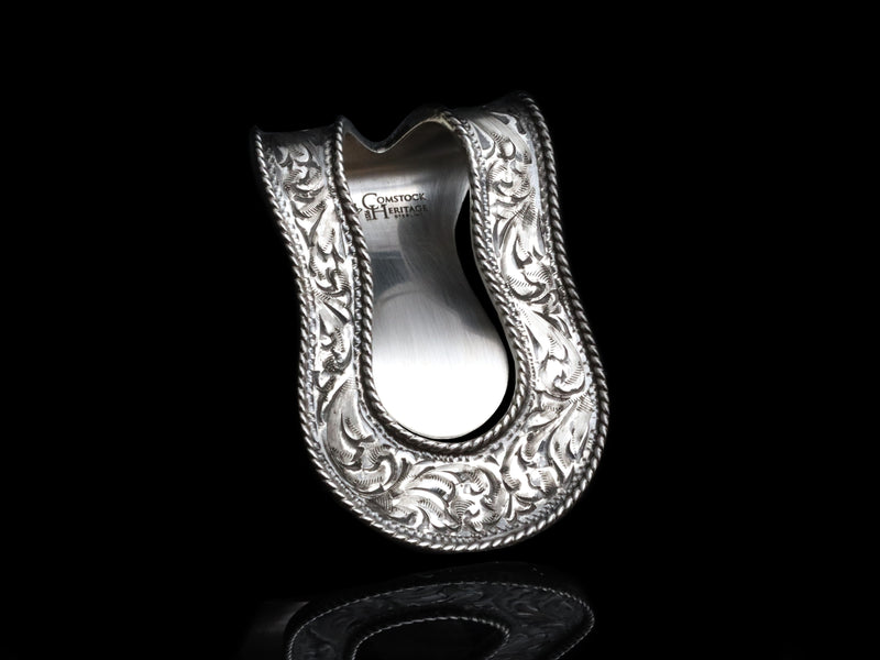 Big Bend Scroll Money Clip With Rope