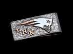 Sports Team & Monogram Money Clip