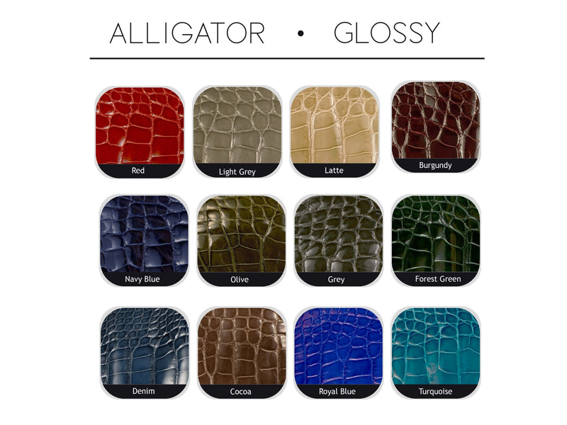 Glossy Classic Alligator Belt Straps 2 (Special Order)