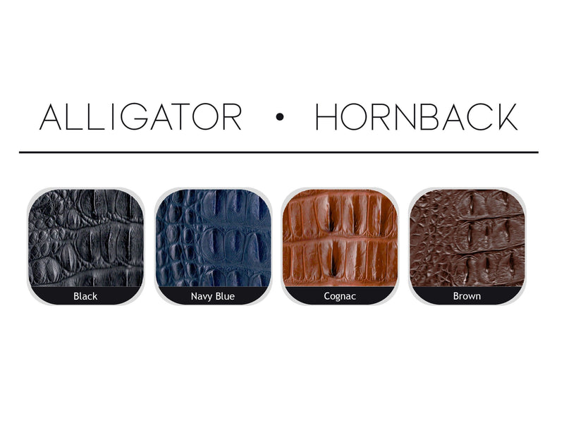 Classic Hornback Alligator Straps (Special Order)