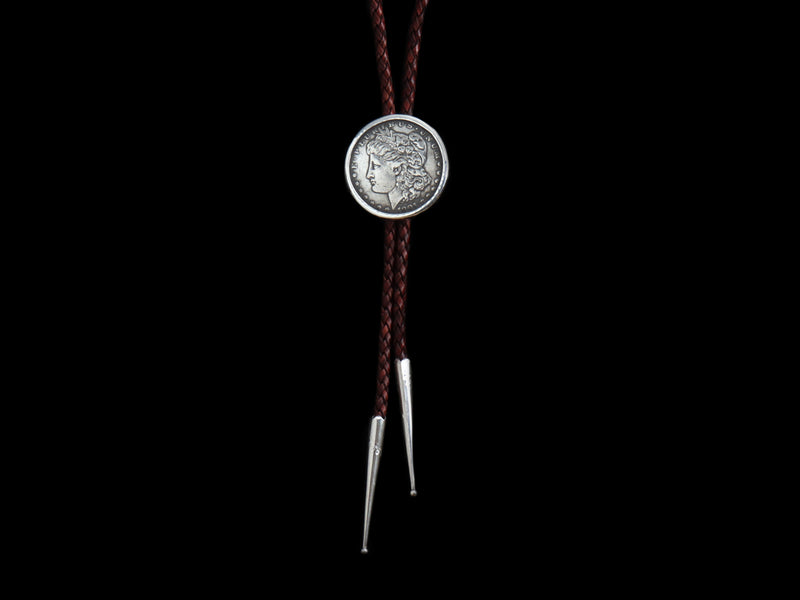 Morgan Dollar Bolo Tie, Two Ways