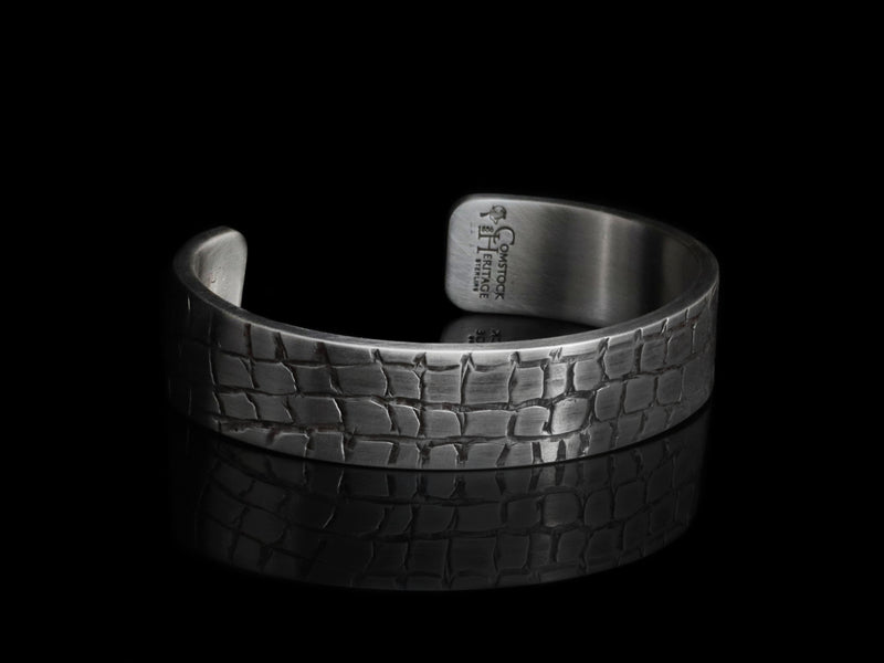 Sterling Gator Cuff