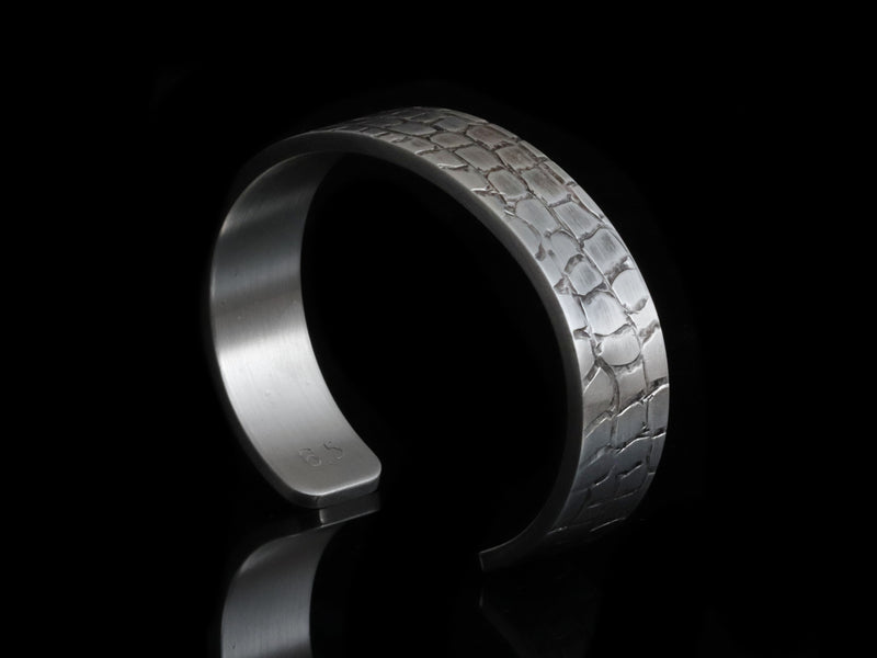 Sterling Gator Cuff