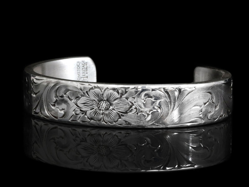 Classic Scrolls & Flower Cuff