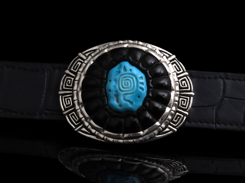 Turquoise & Jet Snake