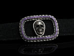 Charoite Framed Skull