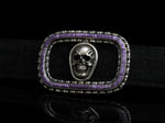 Charoite Framed Skull
