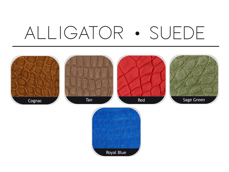 Suede Alligator Straps (Special Order)