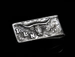 Longhorn Money Clip With Initials Money Clips Comstock Heritage 