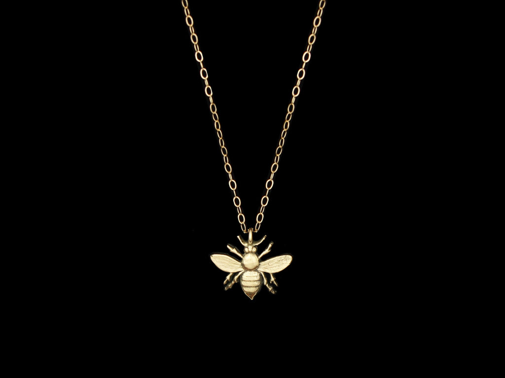 14k Yellow Gold Bee Necklace Bracelets Comstock Heritage 