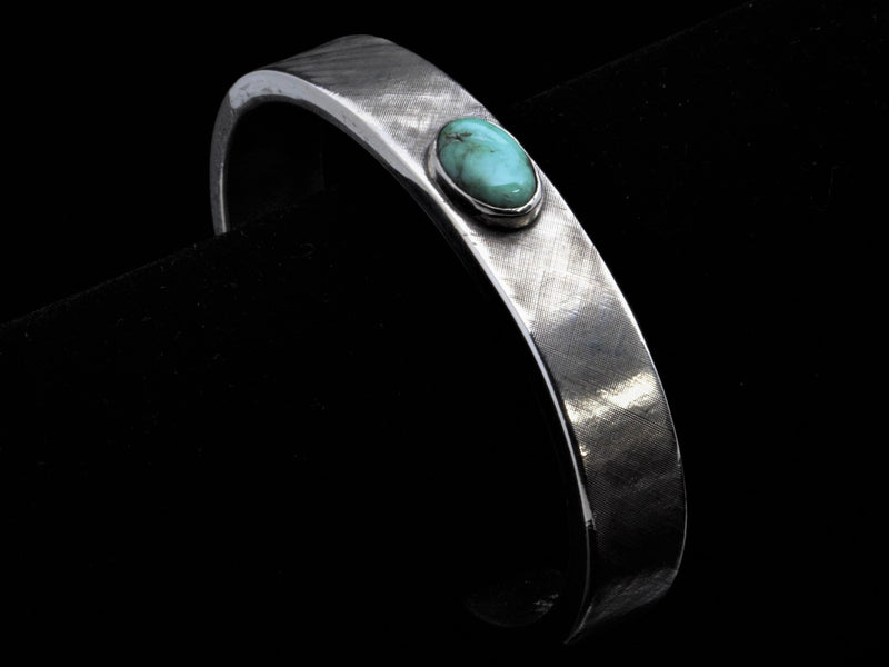 Turquoise Cuff, Two Ways Bracelets Comstock Heritage Florentine Engraving 