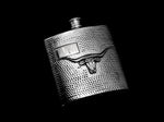 Hammered Flask, Your Way Gifts Comstock Heritage With Longhorn With 2 Sterling Silver Initials 