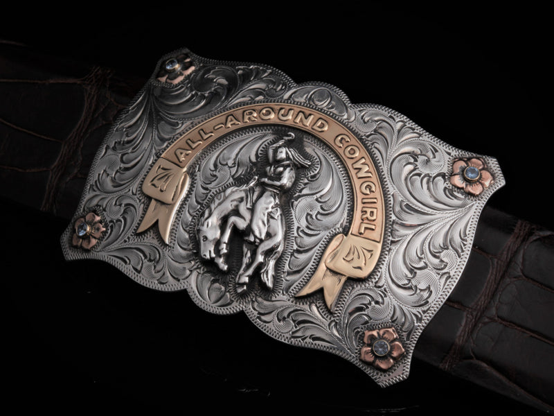 All Around Cowgirl Belt Buckles Comstock Heritage 