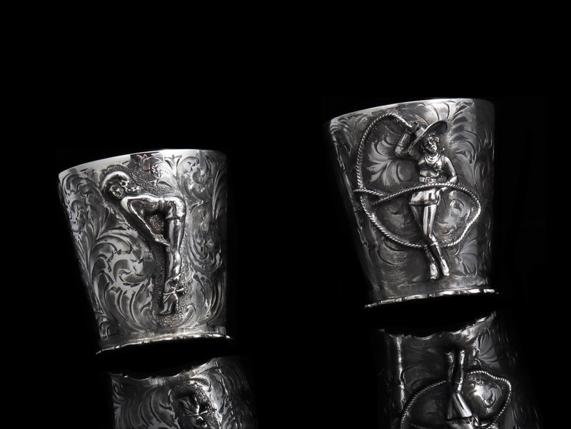 Sterling Silver Shot Glasses, Your Way Gifts Comstock Heritage 