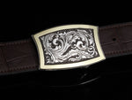 Patterson Henry, Two Colors Belt Buckles Comstock Heritage 