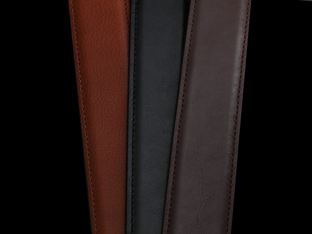 Belt strap - Belt strap - Patined calf leather - Brown - Christian