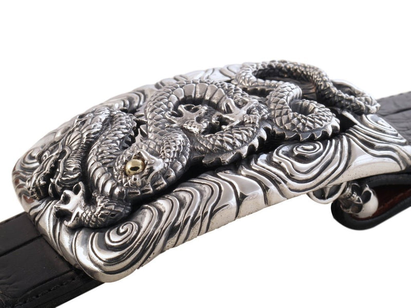 Dragon in the Clouds buckle Jeff Deegan Designs 