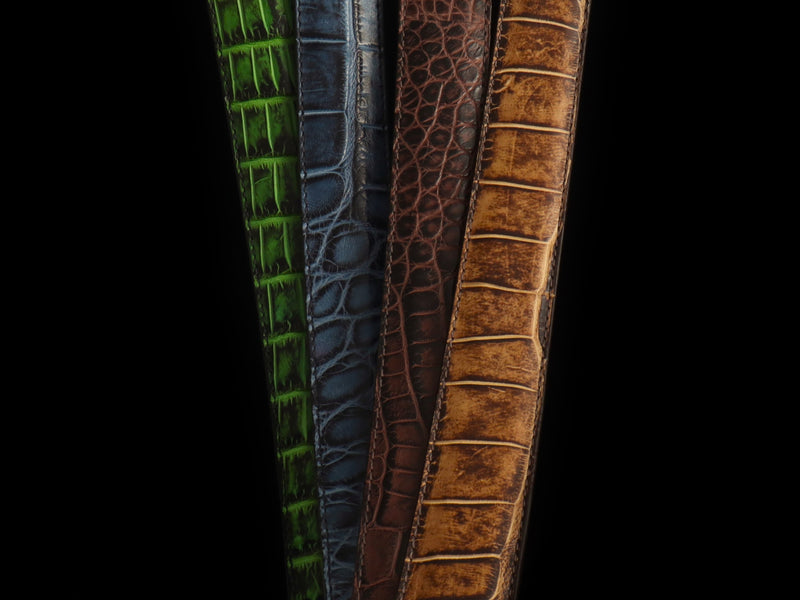 Hand Painted Alligator Belts *NEW*