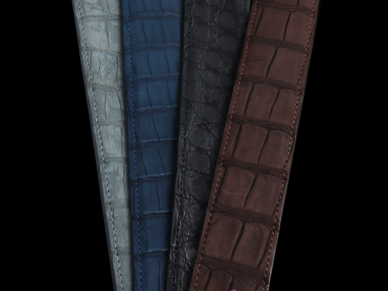 Suede Crocodile Belt Straps *New Color*